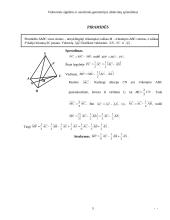 Vektorinės algebros ir analizinės geometrijos uždavinių sprendimas 5 puslapis