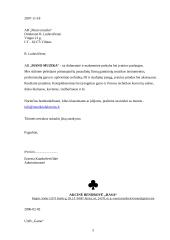 Verslo korespondencijos savarankiškas darbas 5 puslapis