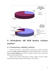 Verslo rizika ir verslo rizikos mažinimo galimybės: SEB bankas 8 puslapis