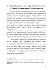 Vertybinių popierių rinkos raidos tendencijos 4 puslapis