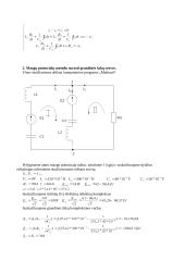 Vienfazės sinusinės elektros grandinės skaičiavimas - tyrimas 4 puslapis