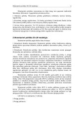Monetarinė politika IS-LM modelyje 2 puslapis