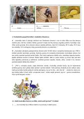 Australijos gyvūnija ir gamta (atsakymai) 2 puslapis