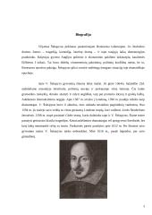 Pagrindinė biografija apie Viljamą Šekspyrą bei jo kūryba 3 puslapis