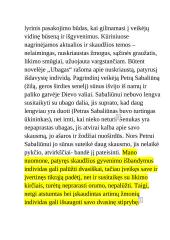 Kaip gyvenimas išbando žmogaus dvasinę stiprybę? (Biliūnas, Krėvė) 2 puslapis