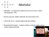 Organine chemija: alkoholiai  2 puslapis
