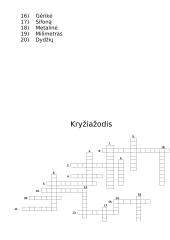 Kryžiažodis apie atmosferą 3 puslapis