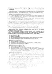 Tarptautinė ekonomika. Egzamino konspektas 1 puslapis