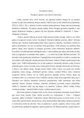 Žmogaus ir gamtos ryšys lietuvių literatūroje (Donelaitis, Tumas-Vaižgantas, Maironis)