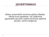 Lengvojo automobilio paruošimas privalomajai techninei apžiūrai 16 puslapis