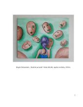 Tapybos darbas ,,Realybė po kauke'' 2 puslapis