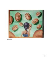 Tapybos darbas ,,Realybė po kauke'' 18 puslapis