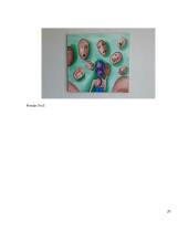 Tapybos darbas ,,Realybė po kauke'' 20 puslapis