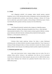 Uždarosios akcinės bendrovės „Miegančioji gražuolė“ verslo planas 7 puslapis