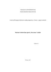 Mariaus Ivaškevičiaus pjesės „Išvarymas“ analizė