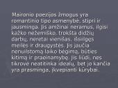 S. Daukanto, A. Baranausko ir Maironio romantizmas 18 puslapis