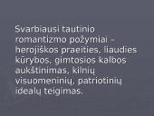 S. Daukanto, A. Baranausko ir Maironio romantizmas 4 puslapis