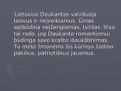 S. Daukanto, A. Baranausko ir Maironio romantizmas 9 puslapis