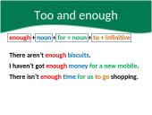 So – such. Too - enough 8 puslapis