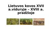 Lietuvos kovos XVII a. viduryje – XVIII a. pradžioje