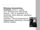 Mikalojus Konstantinas Čiurlionis. Biografija, kūryba 2 puslapis