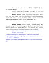 Lietuvių kalbos 1 klasės pamokos planas 2 puslapis