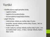 Pusriebės varškės juslinė analizė  5 puslapis