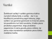 Pusriebės varškės juslinė analizė  7 puslapis
