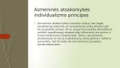 Asmeninės atsakomybės individualizmo principas 5 puslapis