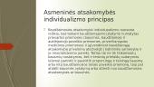 Asmeninės atsakomybės individualizmo principas 6 puslapis