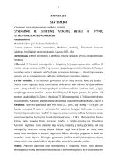 Gyvensenos ir genetinių veiksnių ryšiai su dvynių antropometriniais rodikliais 2 puslapis