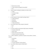 Tyrimo planas: transporto ir ryšių sektorių paslaugų poreikis 8 puslapis