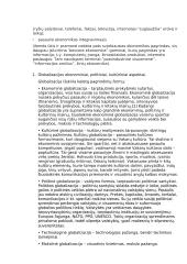 Globalizacija ir jos pasekmės žmogui 2 puslapis