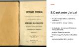 Simono Daukanto asmenybės ir darbų reikšmė Lietuvai  5 puslapis