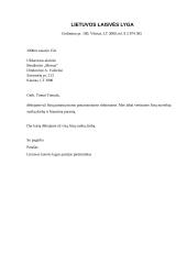 Verslo laiškai 8 puslapis