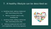 Healthy lifestyle (test) 14 puslapis