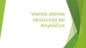 Vienos dienos ekskursija po Anykščius
