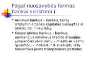 Bankų rūšys pagal jų funkcijas, pagal veiklos pobūdį 5 puslapis
