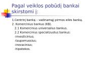 Bankų rūšys pagal jų funkcijas, pagal veiklos pobūdį 8 puslapis