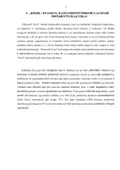 Klientų duomenų bazės modelio sudarymas naudojant pagrindines klientų valdymo sistemas „Maxima“ įmonei  7 puslapis