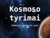 Kosmoso tyrimai