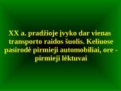 Transporto priemonės bei jų greitis įvairiais istoriniais laikotarpiais 14 puslapis