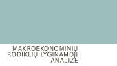 Makroekonominių rodiklių lyginamoji analizė. Lietuva - Šveicarija