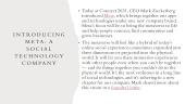 Introducing Meta: a social technology company 2 puslapis