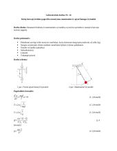 Kūnų laisvojo kritimo pagreičio nustatymas matematine ir apverčiamąja švytuokle. Laboratorinio darbo ataskaita