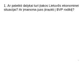 Šalies ekonominė būklė 7 puslapis