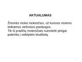 Valstybės (šalies) biudžetas  2 puslapis