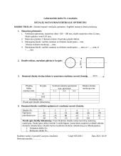 Detalių matavimas vertikaliu optimetru