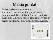 Maisto priedai chemijoje 2 puslapis