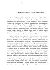 Moters paveikslas lietuvių literatūroje (Šatrijos Ragana, Biliūnas, Katiliškis)